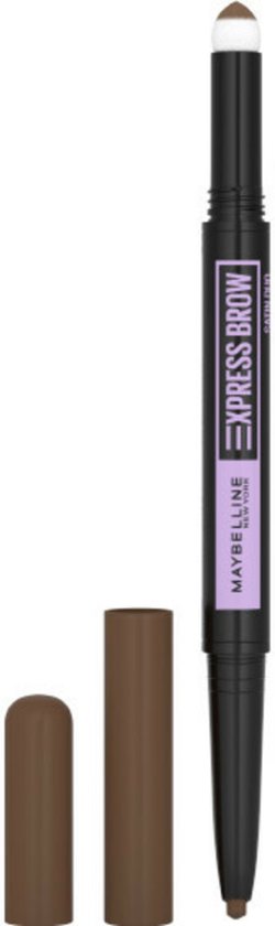 Maybelline New York - Express Brow Duo - 025 Brunette - Brown Eyebrow Pencil and Powder