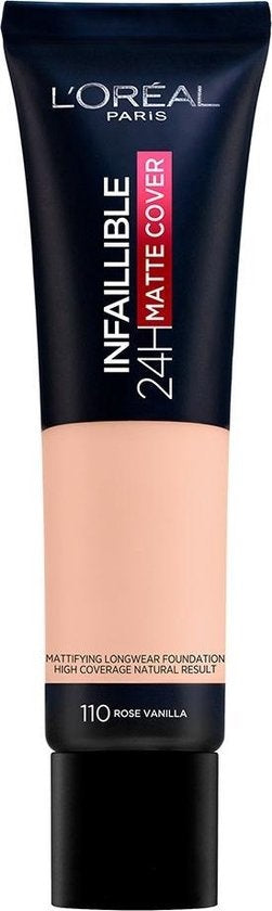 L'Oréal Paris Infaillible 24H Matte Cover Foundation - 110 Vanilla Rosé '35 ml