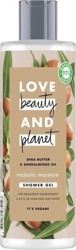 Love Beauty and Planet Duschgel Sheabutter &amp; Sandelholzöl – 400 ml