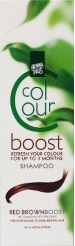 Hennaplus Color Boost – Rotbraun – 200 ml – Shampoo