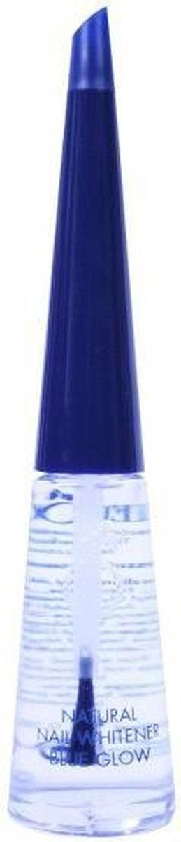 Herôme Natural Nail Whitener Blue Glow - 10 ml - Nagellak - Camoufleert Verkleuringen - Glanzend Effect