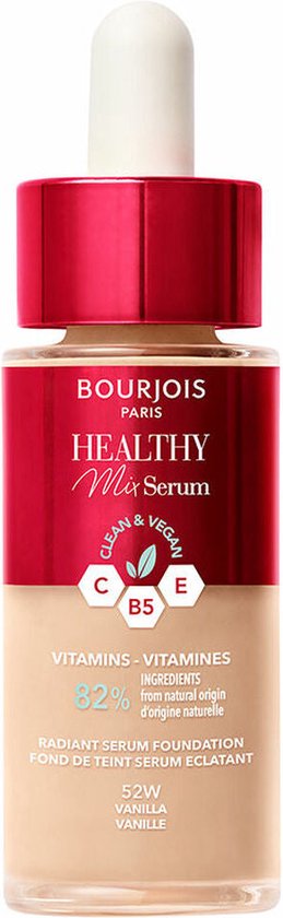 Bourjois Healthy Mix – 52 – Vanille, Serum Foundation – 30 ml