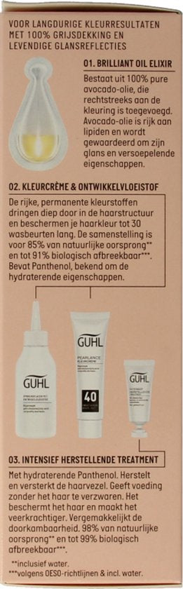 GUHL PEARLANCE INTENSIEVE CRÈME-KLEURING 40 MIDDENBRUIN