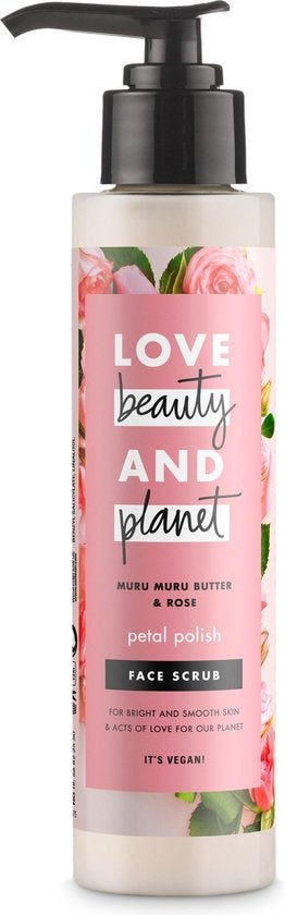 Love Beauty and Planet Facial Scrub Muru Muru Butter &amp; Rose - 125 ml