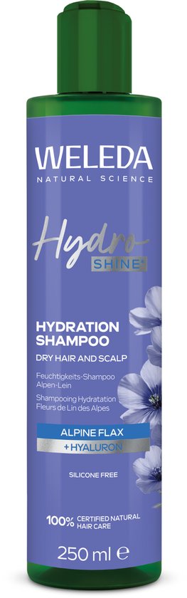 WELEDA Hydro Shine Shampoo - 100% Natuurlijke Ingrediënten - 250ml