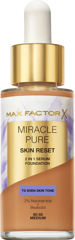 Miracle Pure Skin Reset 2 in 1 Serum Foundation 30ml 80-85 Medium