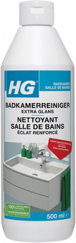 HG bathroom cleaner extra shine 500ml
