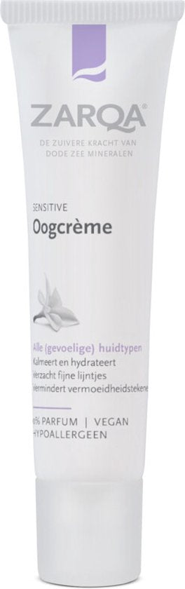 ZARQA Oogcreme Sensitive - 15 ml - Verpakking beschadigd