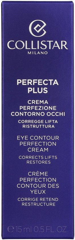Collistar Perfecta Plus Eye Contour Cream 15 ml - Beschadigde Verpakking