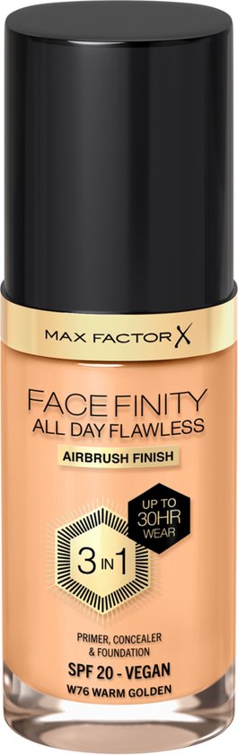 Max Factor Facefinity All Day Flawless Foundation – W76 Warm Golden