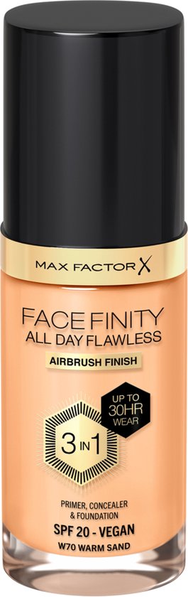 Max Factor Facefinity All Day Flawless Foundation – W70 Warm Sand