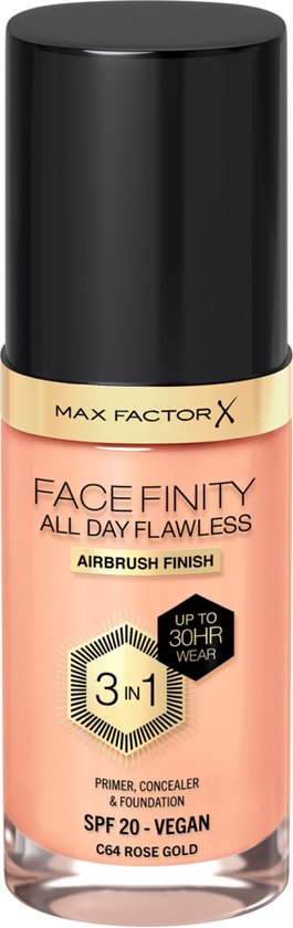 Max Factor Facefinity All Day Flawless Foundation – C64 Roségold