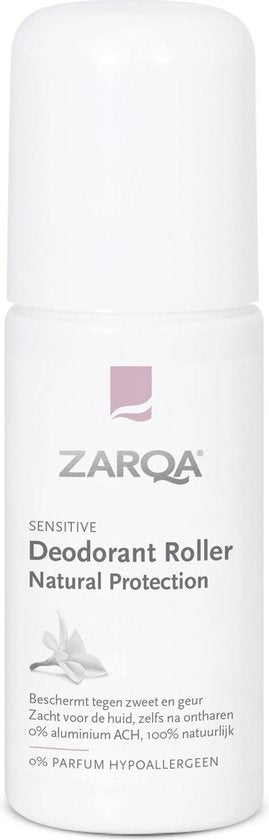 ZARQA Deodorant Roller Natural Protection (beschermt tegen zweet en geur) - 50 ml - Verpakking beschadigd