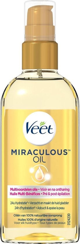 Veet Miraculous Oil – 100 ml – Verschluss fehlt