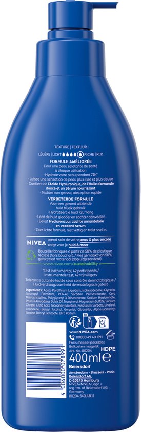 NIVEA Verzorgende Body Milk - 400 ml
