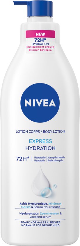 NIVEA Express Körperlotion mit Pumpe – 400 ml