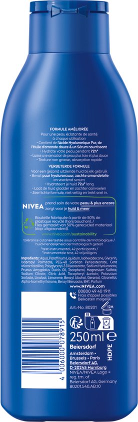 NIVEA Verzorgend - 250 ml - Body Milk