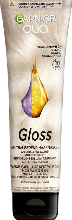 Garnier Olia Gloss - Gekleurd haarmasker - Scandinavisch Blond - Extra glanzend, gezond haar met een vleugje kleur