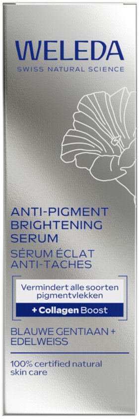 WELEDA Serum Anti-Pigment Brightening - Vermindert Pigmentvlekken & Verhoogt Collageenaanmaak- 30 ml - Verpakking beschadigd
