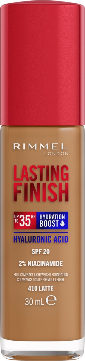 Rimmel Lasting Finish 35HR Liquid Foundation - 410 Latte- 30 ML