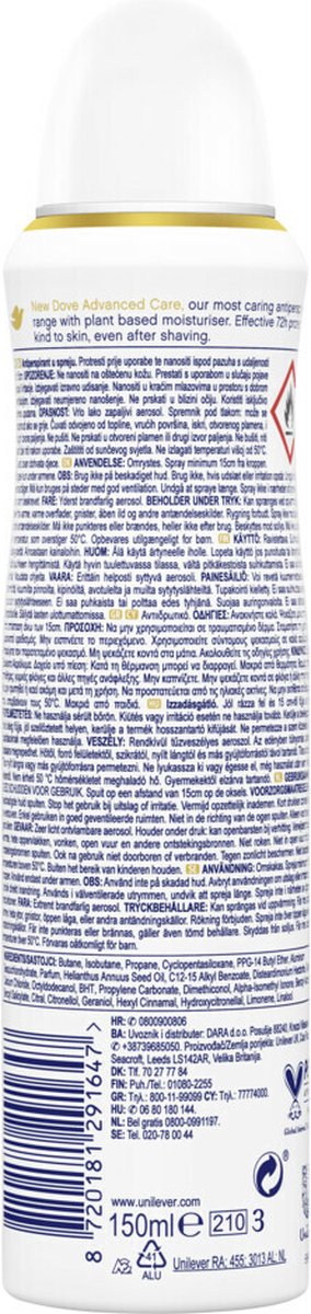 Dove Deodorant Spray Matcha Tee &amp; Sakura - 150 ml