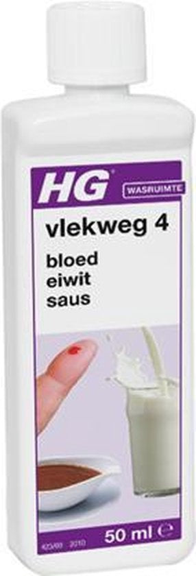 HG Vlekweg 4 - bloed - melk - saus - 50ml