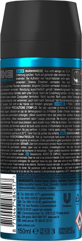 Erfrischtes Körperspray-Deodorant -150 ml -