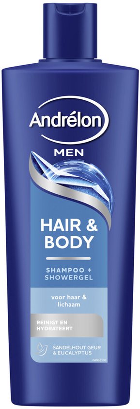 Andrélon Shampoo Hair & Body for Men - 400 ml