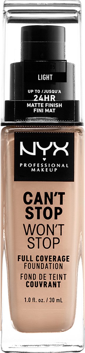 NYX Professional Makeup Can't Stop Won't Stop Foundation - 05 - Light