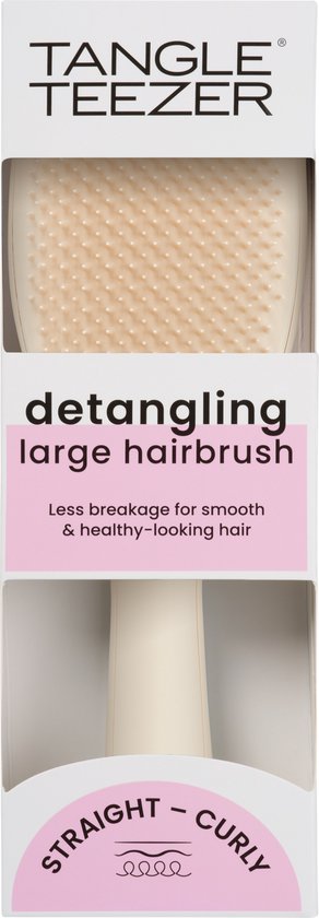 Tangle teezer Large Wet Detangler Vanilla - Verpakking beschadigd