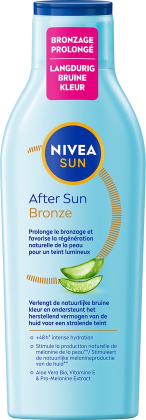 NIVEA SUN Aftersun Bronze Hydraterende Lotion - Hydrateert, kalmeert en bruint - Met Aloë Vera en Pro-melanine Extract - 200 ml