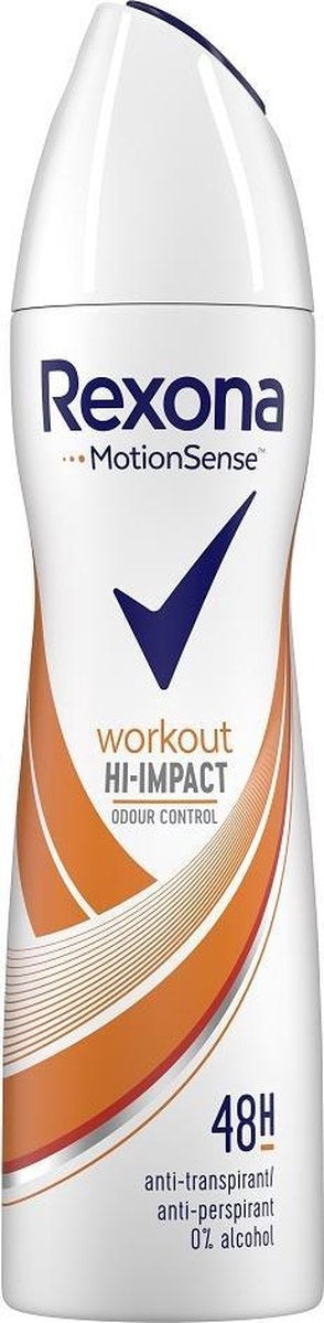 Rexona – Workout Hi-Impact Odor Control Antitranspirant Spray – 150 ml – 150 ml