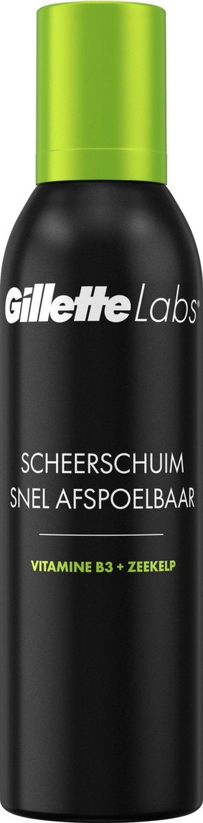 GilletteLabs Quick Rinse Leichter Rasierschaum – von Gillette für Männer – 240 ml