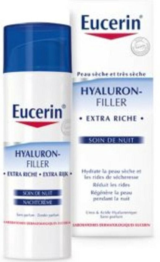 Eucerin Hyaluron-Filler Anti-Wrinkle Urea Rich Texture Night Cream - 50 ml