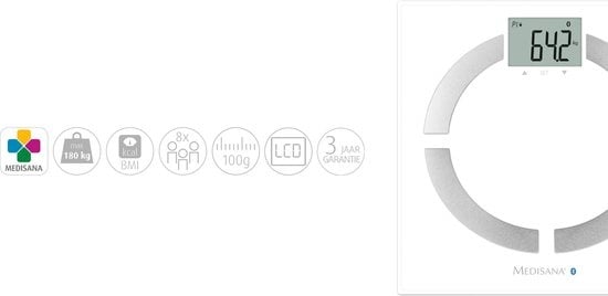 Medisana BS 444 Connect - Körperanalysewaage