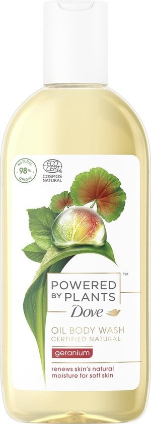 Dove Powered by Plants Shower Gel Oil Body Wash Geranium - 250 ml