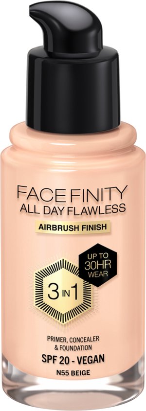 Max Factor Facefinity All Day Flawless Foundation – N55 Beige