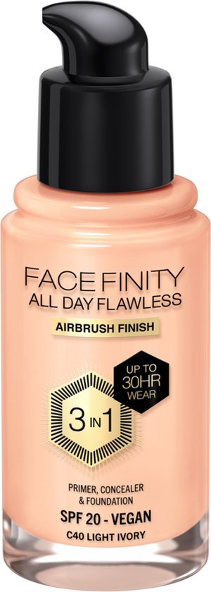 Max Factor Facefinity All Day Flawless Foundation – C40 Helles Elfenbein