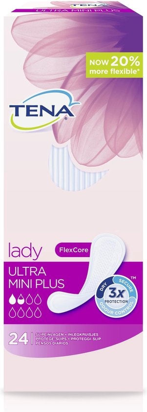 Tena Lady Ultra Mini Plus - 24 pieces - Incontinence Panty Liners