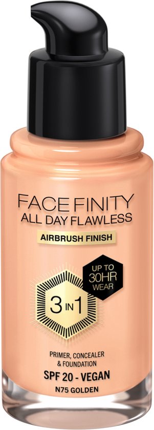 Max Factor Facefinity All Day Flawless Foundation – N75 Golden
