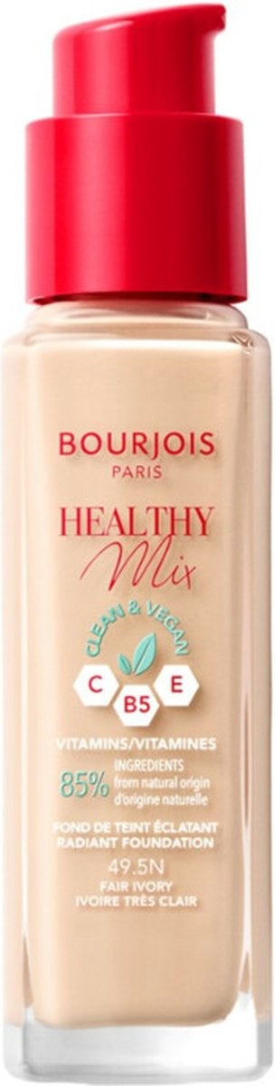 Bourjois Paris Paris Healthy Mix Clean Foundation 49.5 Fair Ivory 30 ml