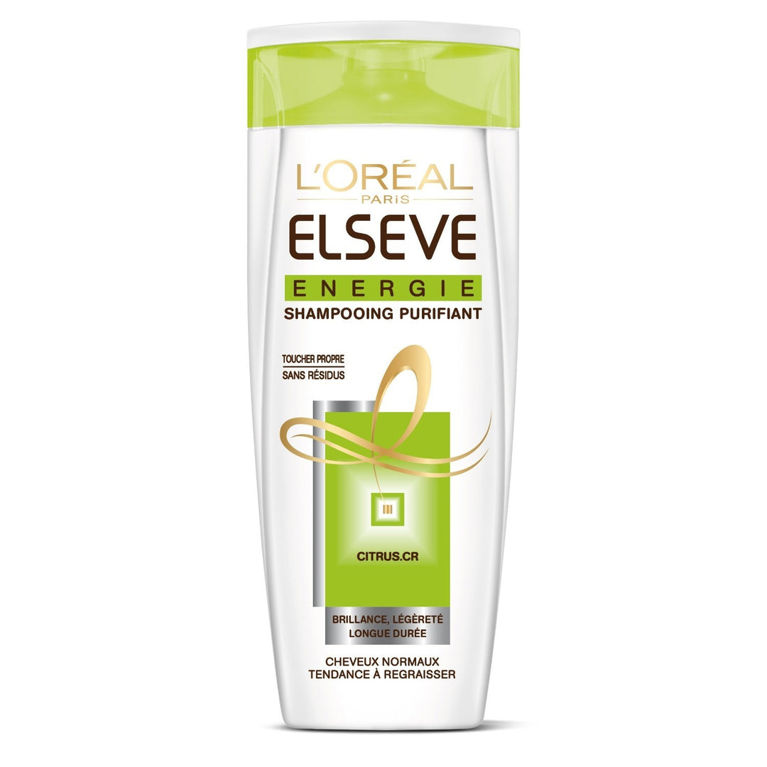 L'Oréal Paris Elsève Energie - Shampoo 250 ml - Normaal Haar dat snel Vet wordt