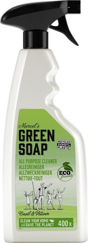 Marcel's Green Soap All-Purpose Cleaner Spray - Basil &amp; Vetiver Grass 500ml