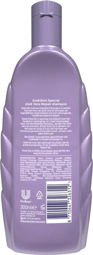 Andrélon Shampoo Aloë Vera Repair 300 ml