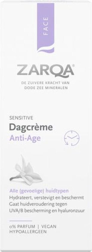 ZARQA Tagescreme Anti Age (spendet Feuchtigkeit und stärkt) 50 ml - Verpackung beschädigt