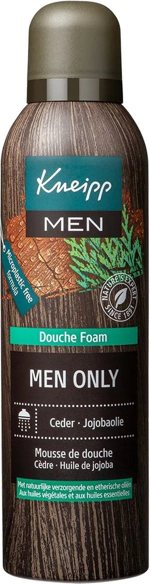 Kneipp Men Only - Cedar Jojoba Oil Shower Foam 200 ml - Cap is missing