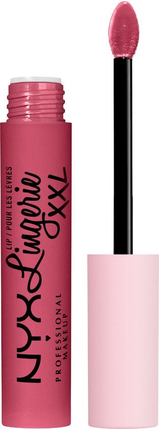 Nyx Professional Makeup Lip Lingerie XXL – Push’d Up – Matter, nicht abfärbender Lippenstift – Rose