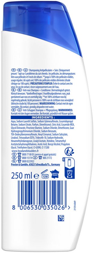 Head &amp; Shoulders Klassisches Anti-Schuppen-Shampoo – 285 ml