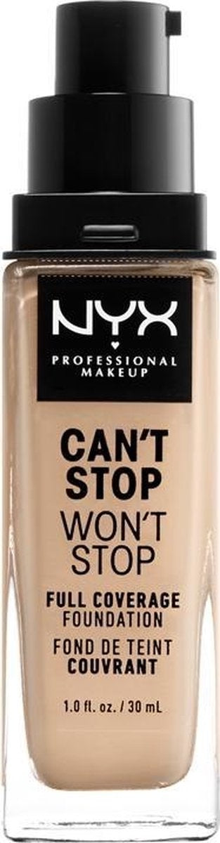 NYX Professional Makeup Can't Stop Won't Stop Full Coverage Foundation - Warm Vanilla CSWSF6.3 - Foundation - 30 ml