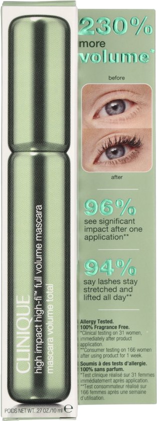 Clinique High Impact High-Fi Mascara 10ml | Black - 001 | - 01 Black